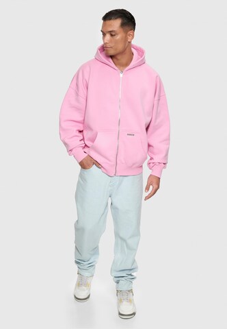 Dropsize Sweat jacket in Pink