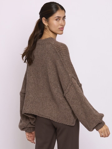 Lilavie Strickpullover ' L ' in Braun