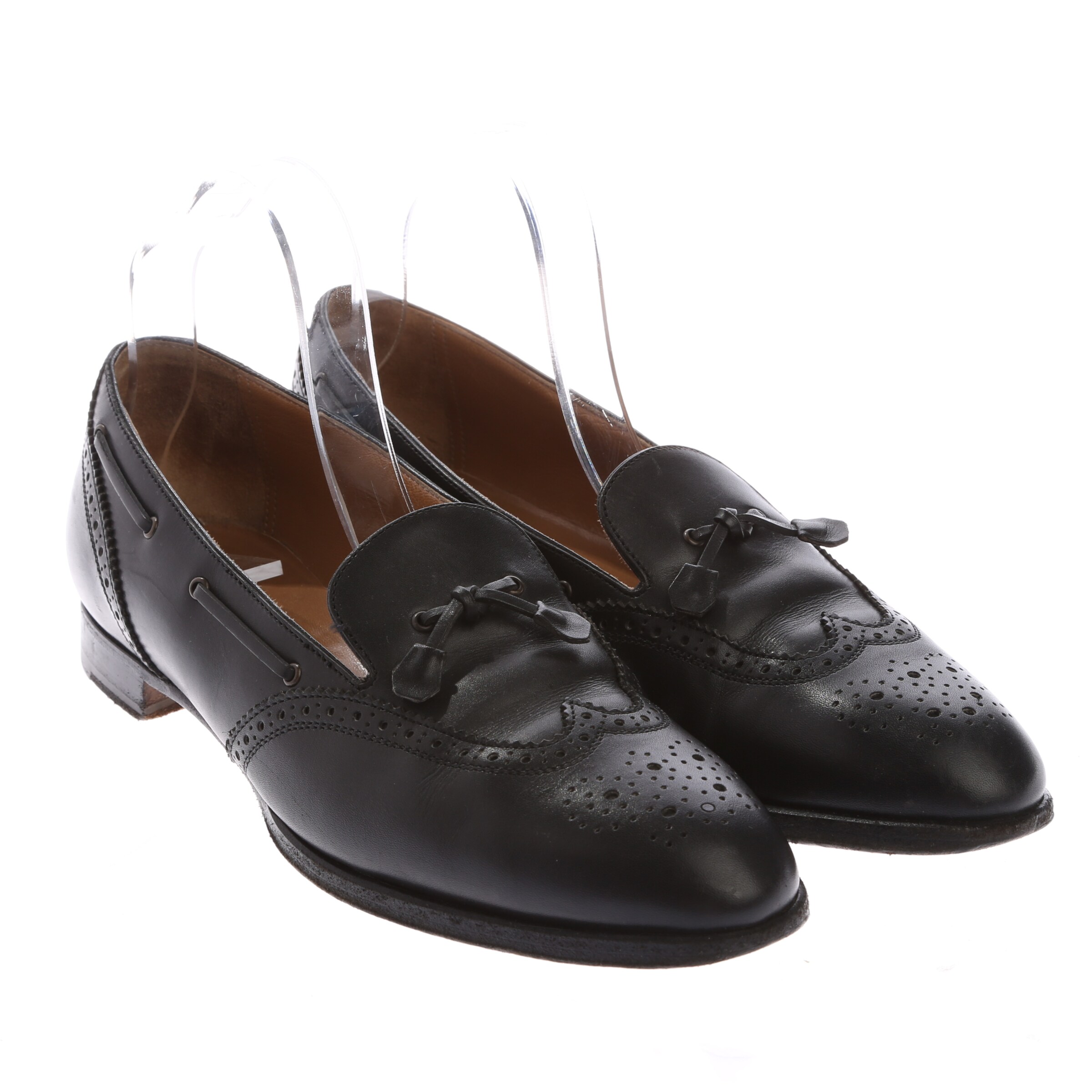 HERMÈS Halbschuhe in 38 in schwarz, Produktansicht