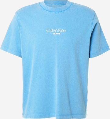 Calvin Klein Jeans Футболка в Синий: спереди