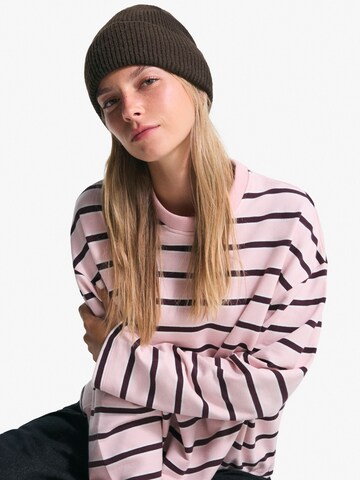 Bershka Czapka w kolorze brązowy