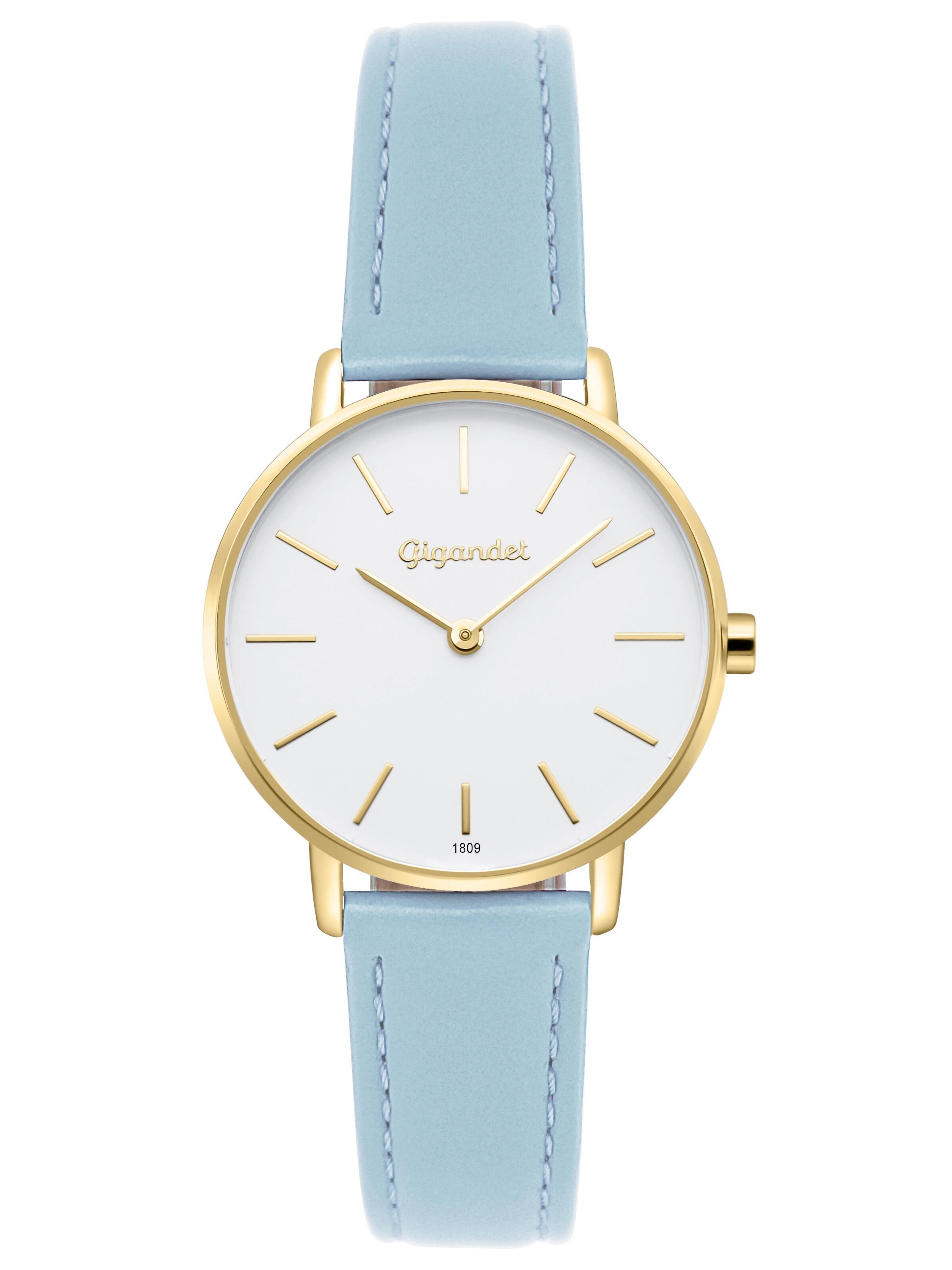 Gigandet Analog Watch 'MINIMALISM' in Gold: front