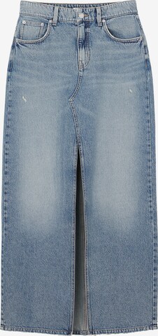 Pull&Bear Rok in Blauw: voorkant