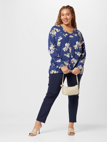 ONLY Carmakoma Blouse 'NOVA' in Blue