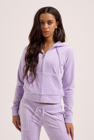 Juicy Couture Petite Кофта на молнии 'ROBERTSON' в Лиловый