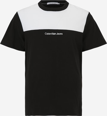 Calvin Klein Jeans Plus Shirt in Black: front