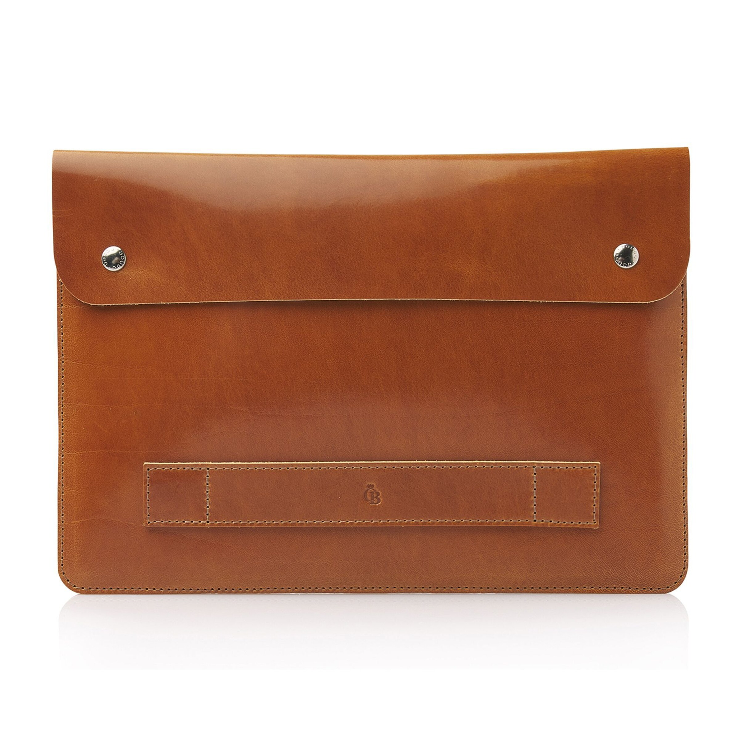 Borsa per laptop di Castelijn & Beerens in marrone: frontale