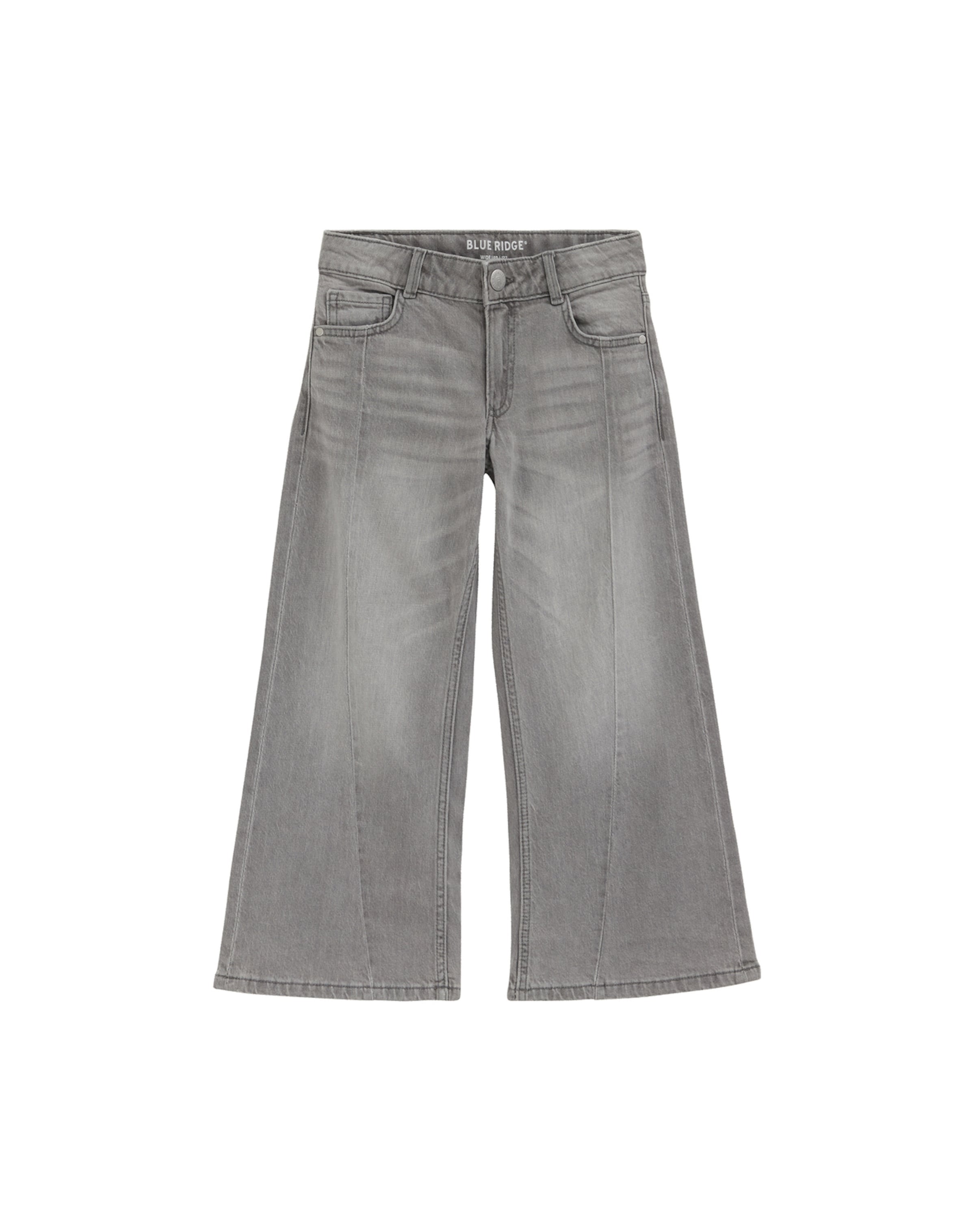 WE Fashion - Pierna ancha Vaquero en gris: frente