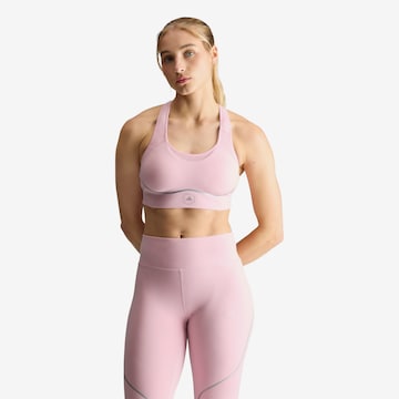 ADIDAS BY STELLA MCCARTNEY Αθλητικό σουτιέν σε ροζ: μπροστά