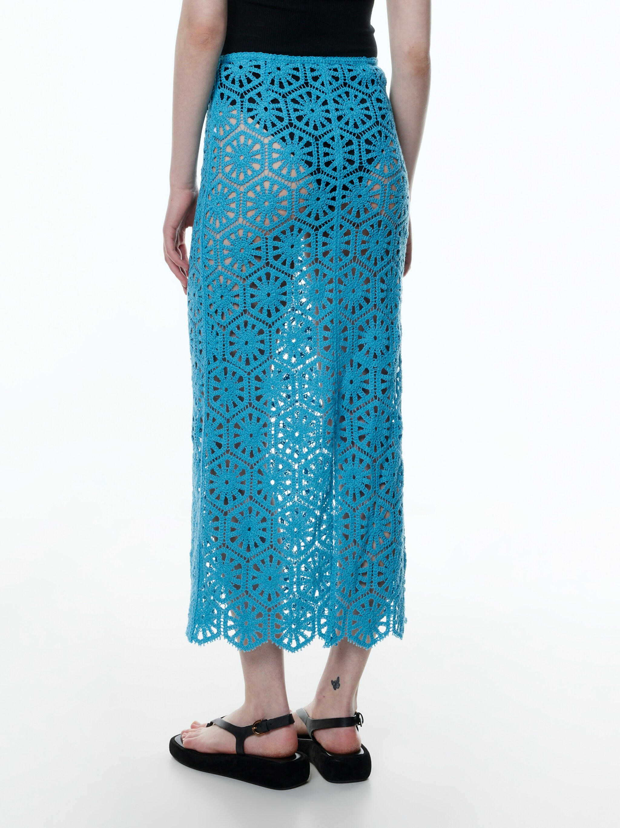 EDITED Producten Rok 'Alencia' Blauw