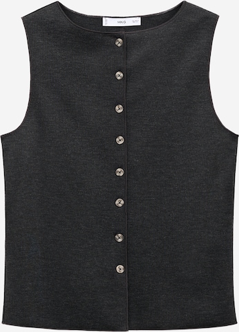 MANGOKardigan bez rukava 'NEVADA' - siva boja: prednji dio