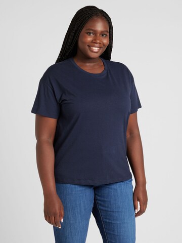 Vero Moda Curve - Camiseta 'VMCMIA' en azul: frente