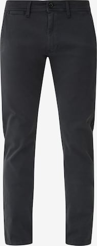 QS Regular Trousers in Blue: front