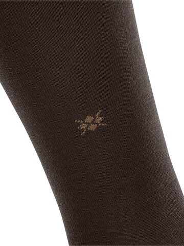 BURLINGTON Knee High Socks 'Leeds' in Brown