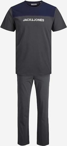 JACK & JONES Pyjama 'Smith' in Grau: predná strana