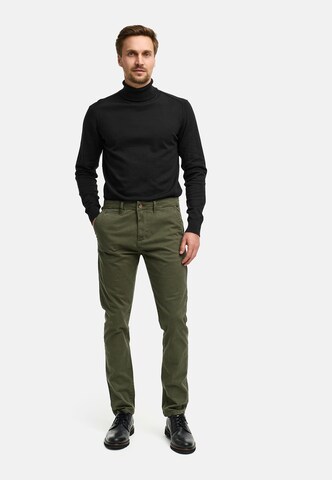 Regular Pantalon chino 'Nolan' JEFF en vert