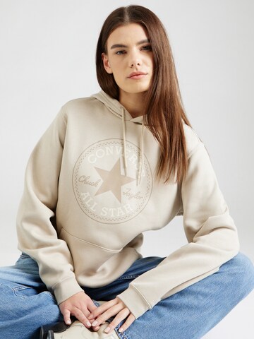 CONVERSE Sweatshirt in Beige: predná strana