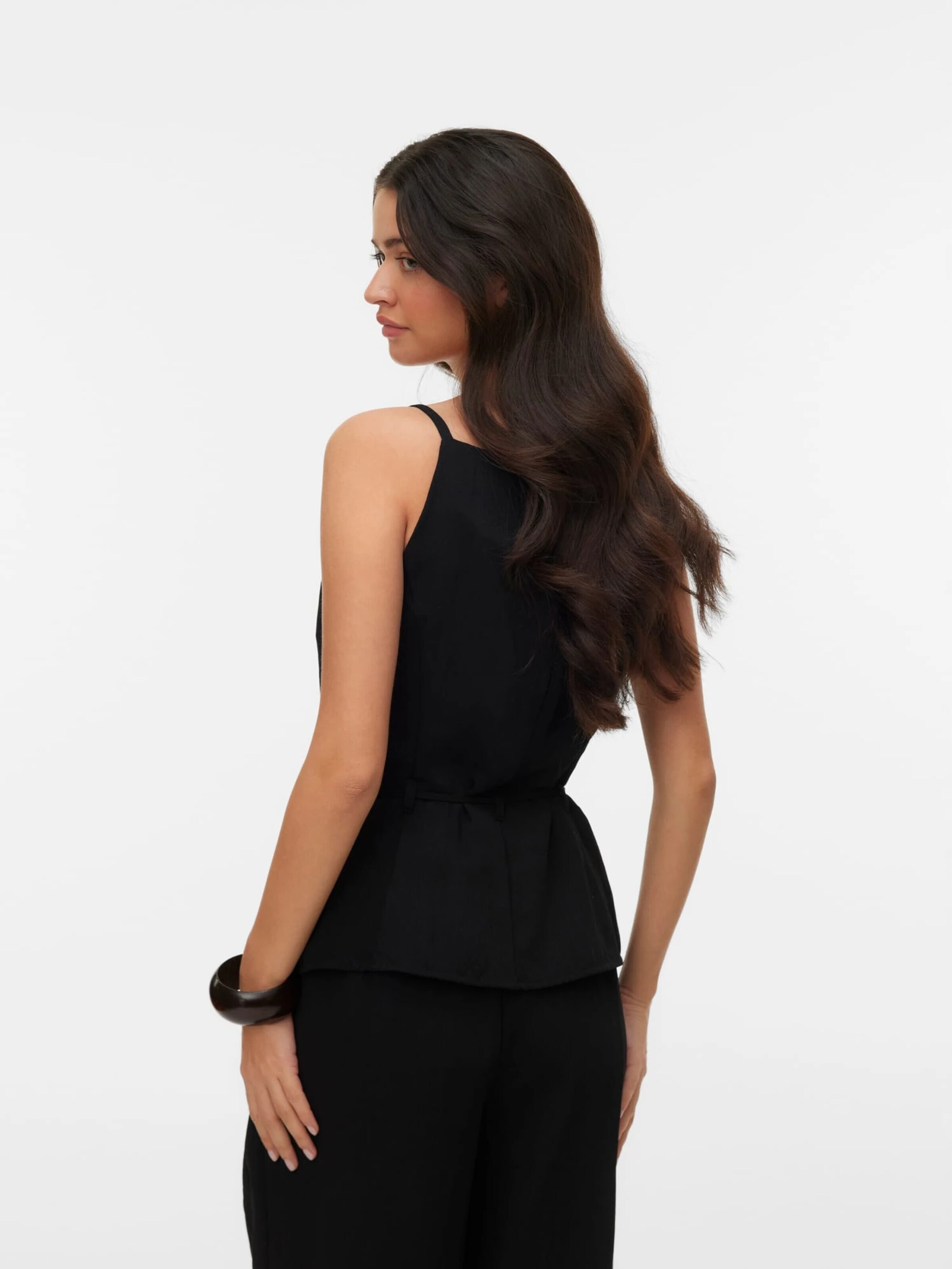 VERO MODA Top 'lieve' in Zwart