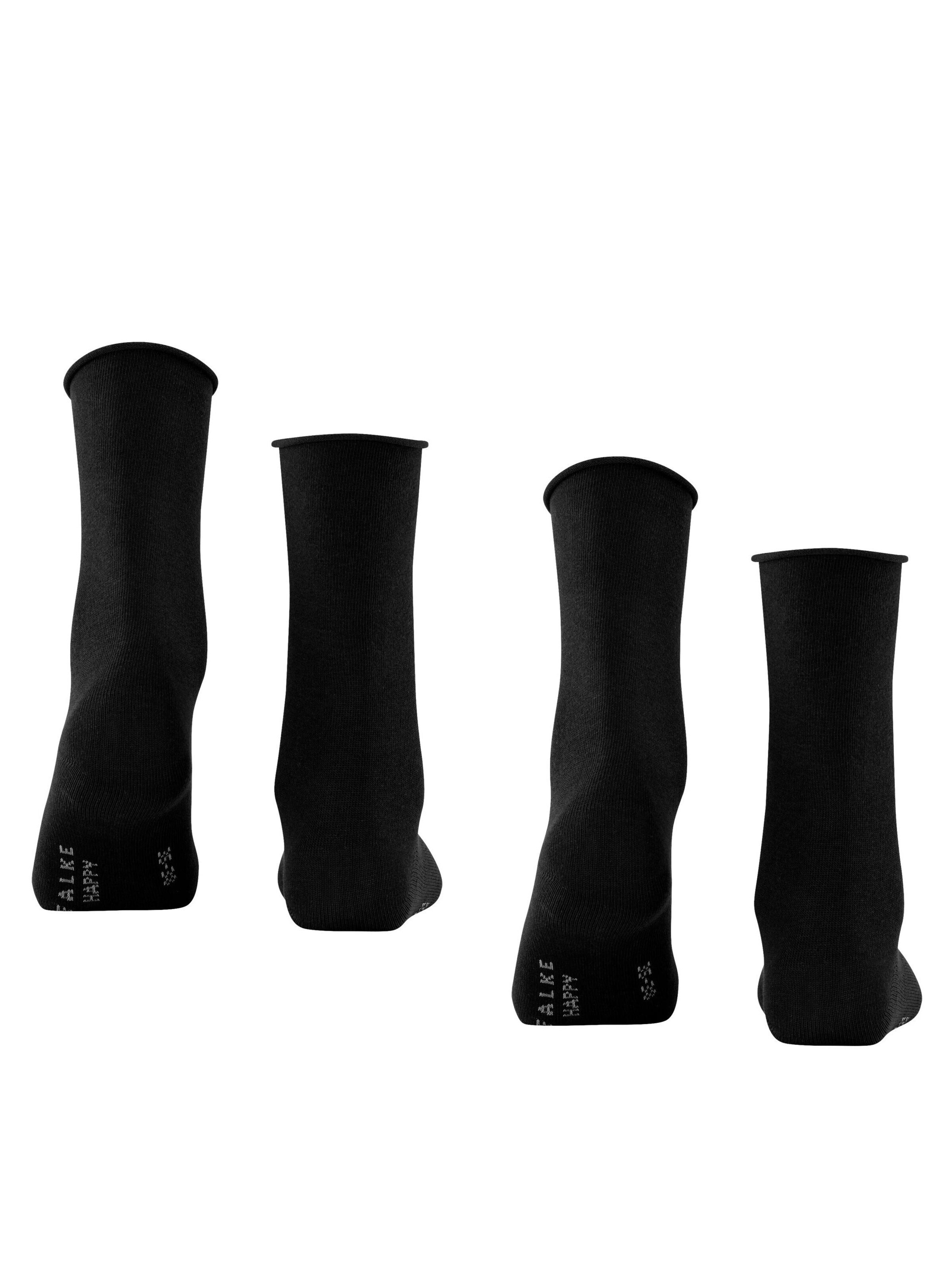 FALKE Socken 'Happy 2-Pack'‌ in Schwarz
