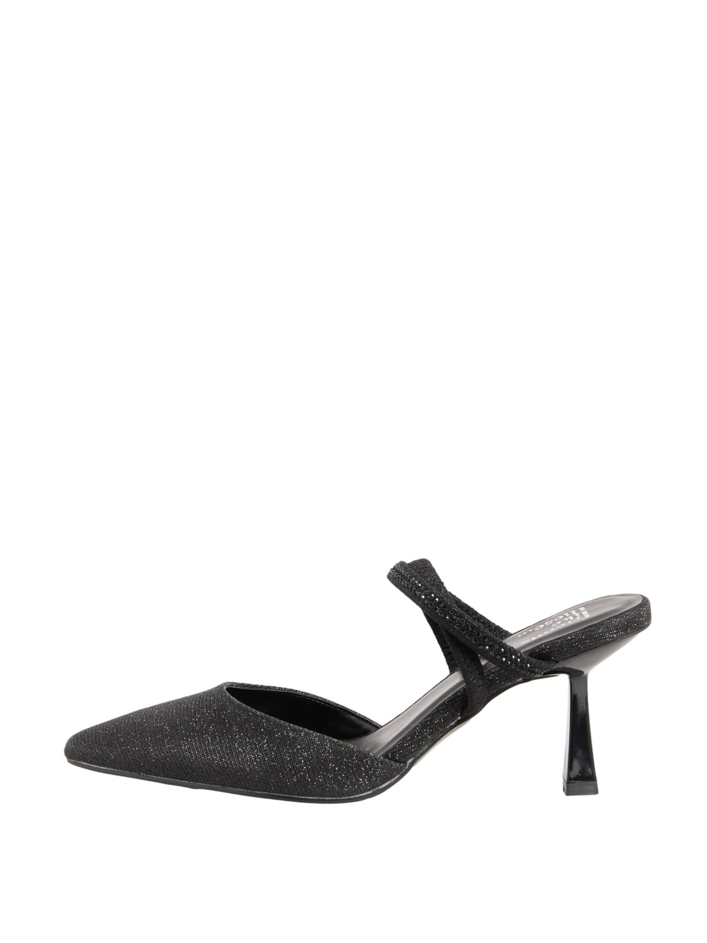 Friends Like These - Sapatos abertos atrás em preto: frente