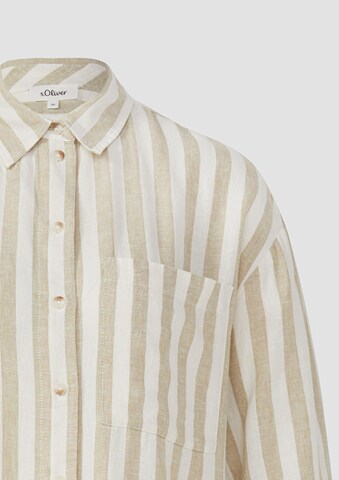 Chemisier s.Oliver en marron