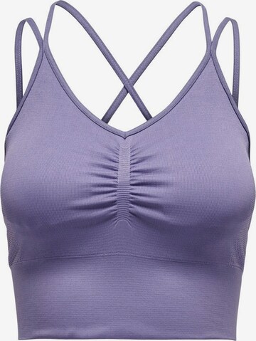 ONLY PLAY Bustier Sport-BH 'Frion' in Lila: predná strana