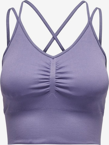 ONLY PLAY Bralette Sports Bra 'Frion' in Purple: front