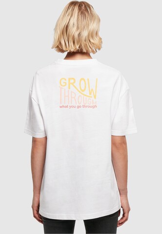 Merchcode Shirt 'Spring - Grow Through' in White