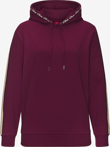 Felpa di s.Oliver in rosso: frontale