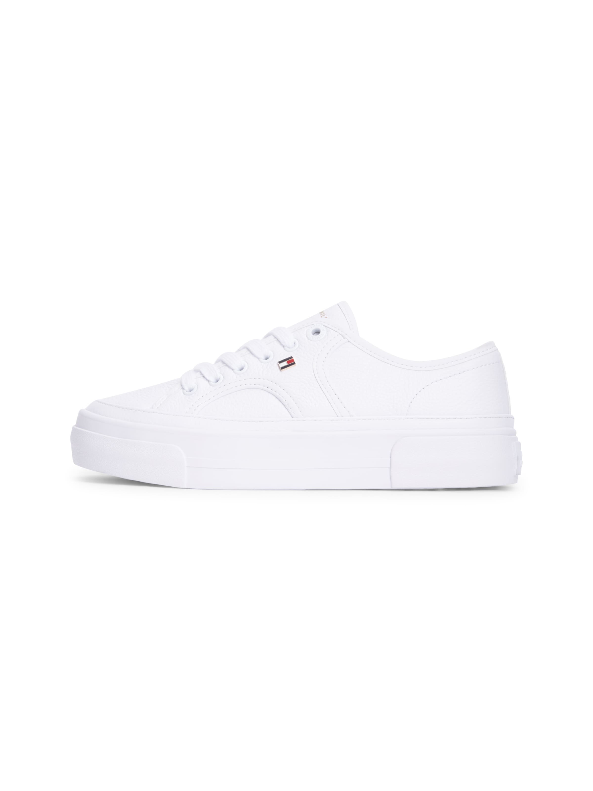 TOMMY HILFIGER Sneaker 'Logo Pebble' in Weiß: Vorderseite