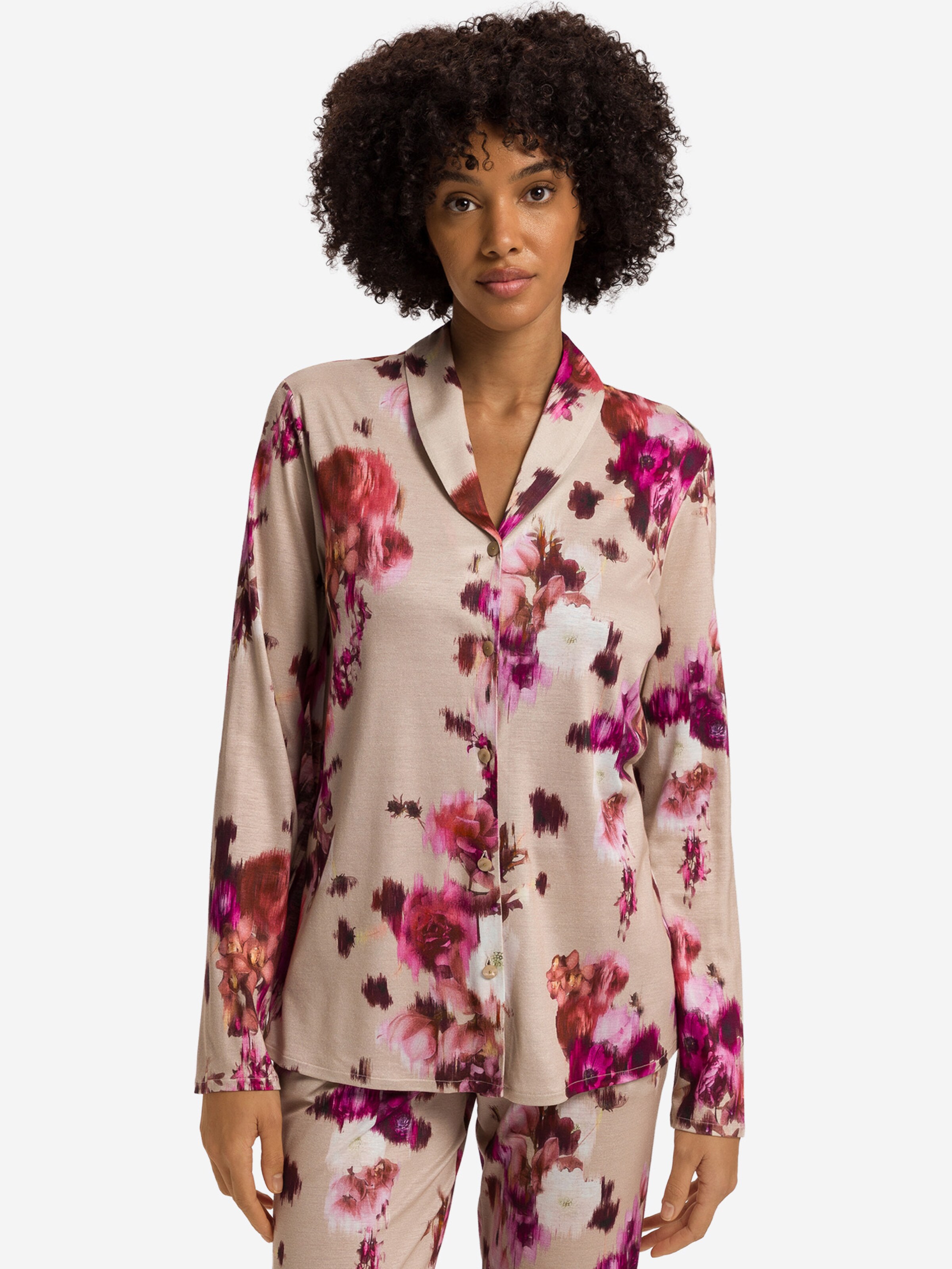 Chemise de nuit ' Olivia ' Hanro en beige : devant