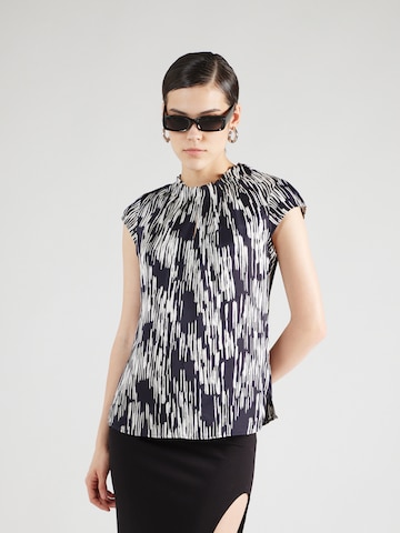 COMMA - Blusa en negro: frente