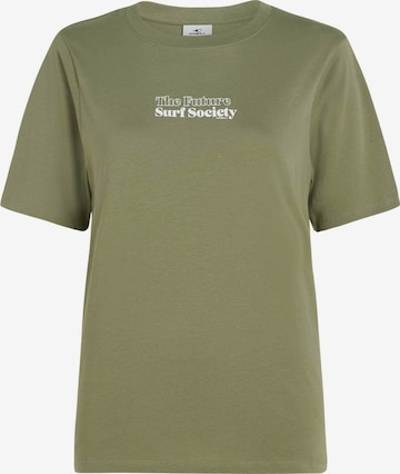 T-shirt 'The Future Surf Society' O'NEILL en vert : devant