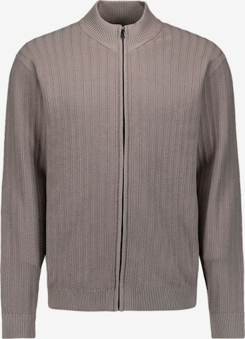 No Excess Strickjacke in Grau: Vorderseite