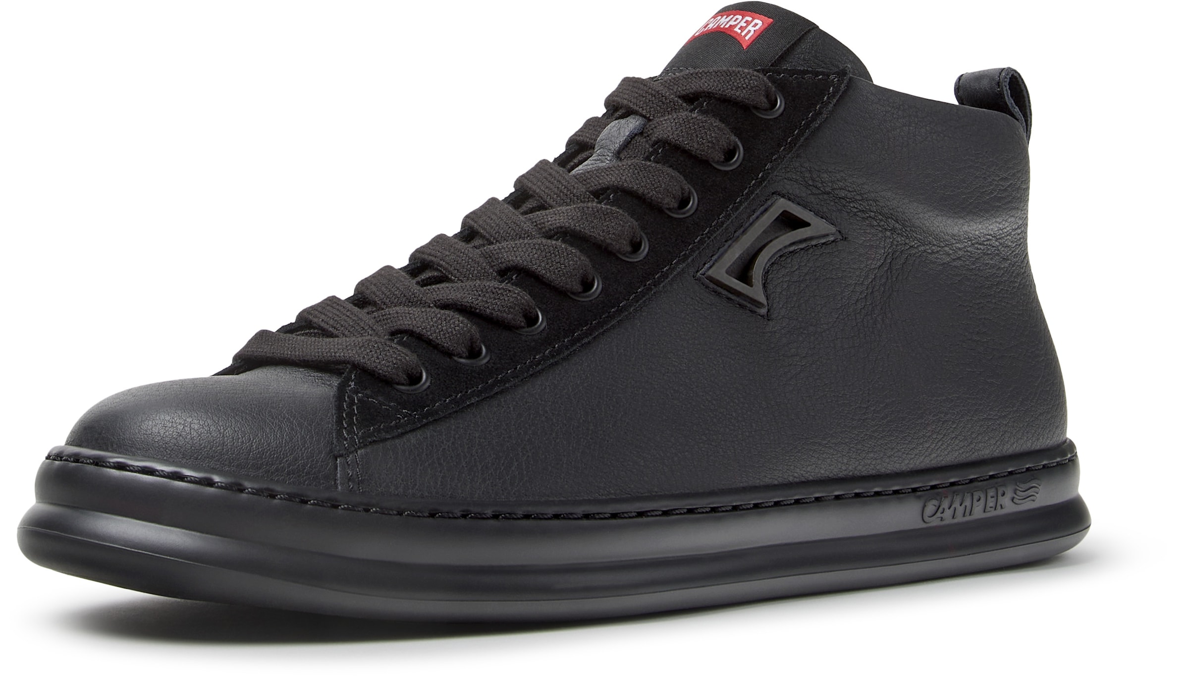 Sneaker alta 'Runner Four' di CAMPER in nero: frontale
