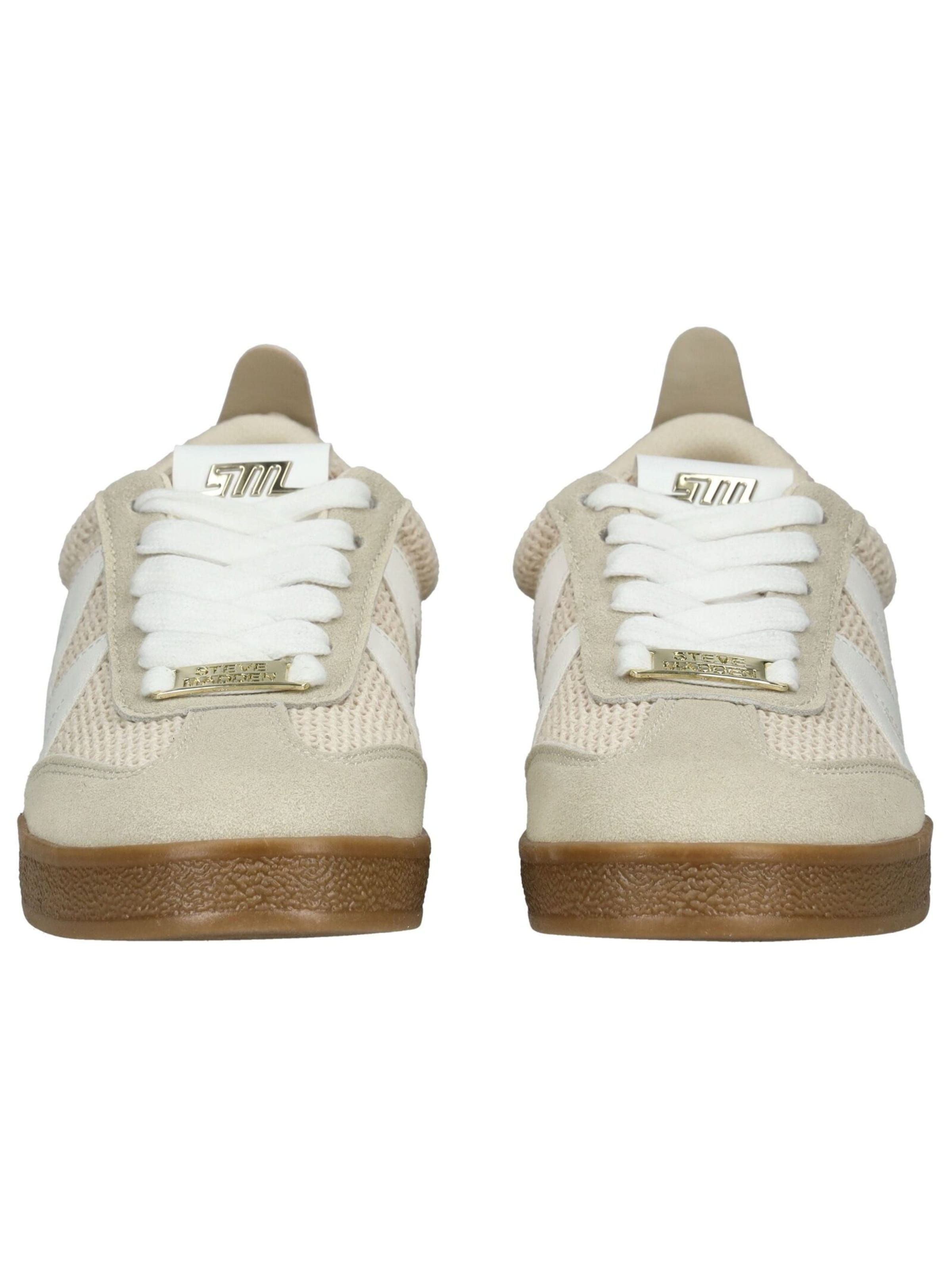 STEVE MADDEN Platform trainers in Beige