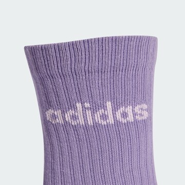 ADIDAS PERFORMANCE Sportzoknik 'Linear Crew' - lila