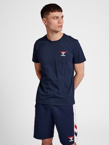 Hummel Toiminnallinen paita 'Dayton' värissä sininen: edessä