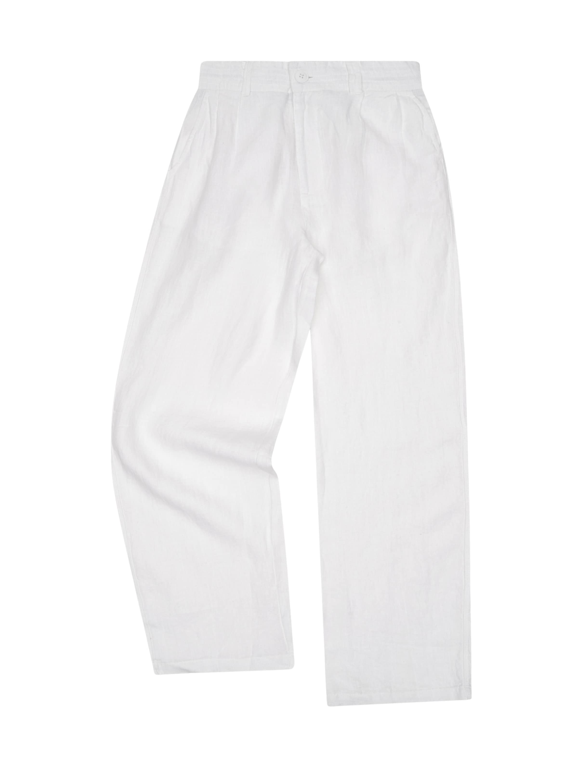 Wide Leg Pantalon 'AIME' LDB en blanc : devant