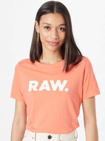 G-Star RAW Póló - narancs: elől