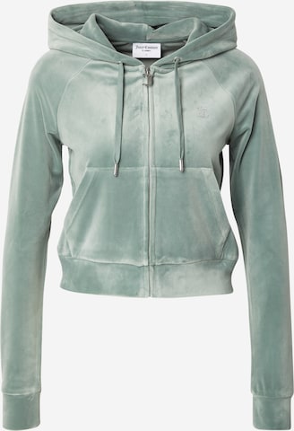 Juicy Couture Кофта на молнии 'MADISON' в Зеленый: спереди