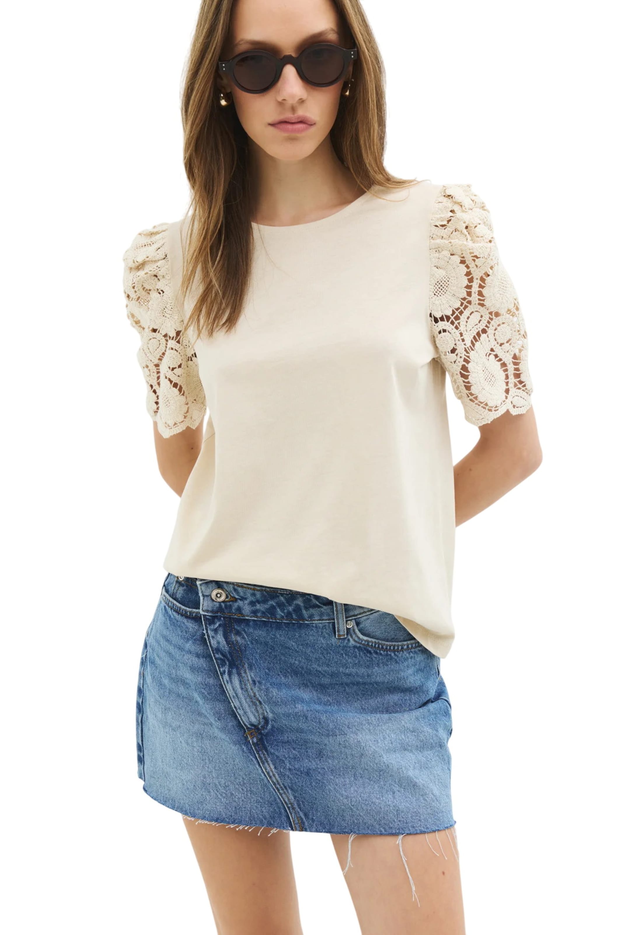 No Matter What Shirt in White: front