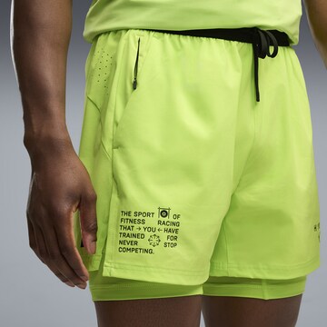 PUMA Regular Sporthose in Grün