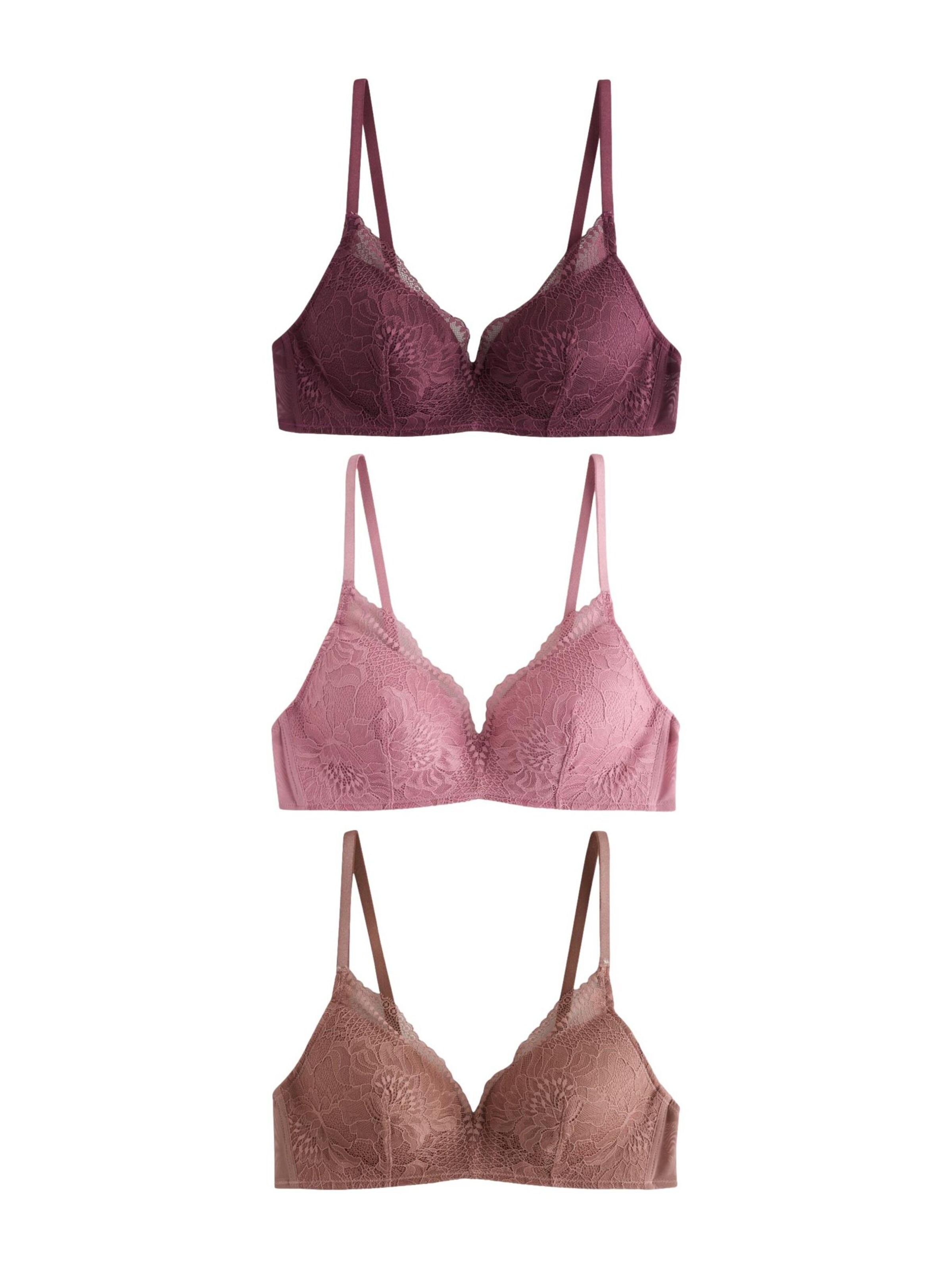Next Triangel BH in Lila: Vorderseite