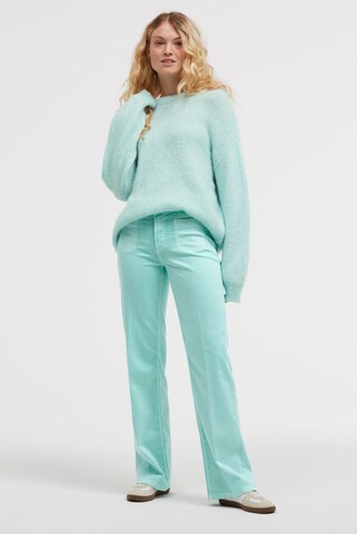 SENSES.THE LABEL Regular Jeans in Green: front