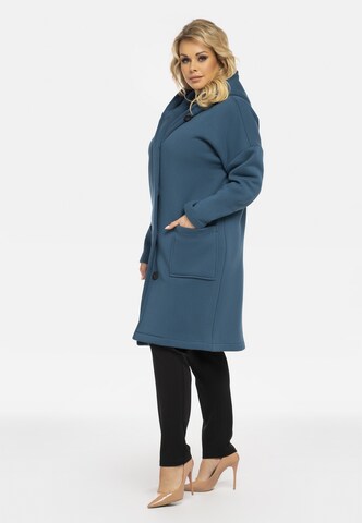 Manteau mi-saison Karko en bleu