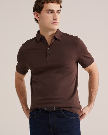 WE Fashion Shirt in Bruin: voorkant