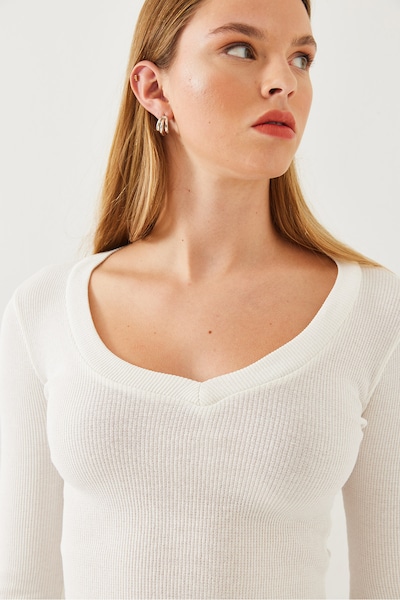 Bianco Lucci Jersey en S en blanco, Vista del producto