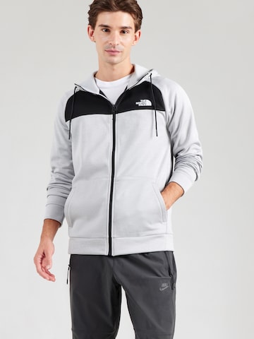 THE NORTH FACE Sportsweatvest in Grijs: voorkant