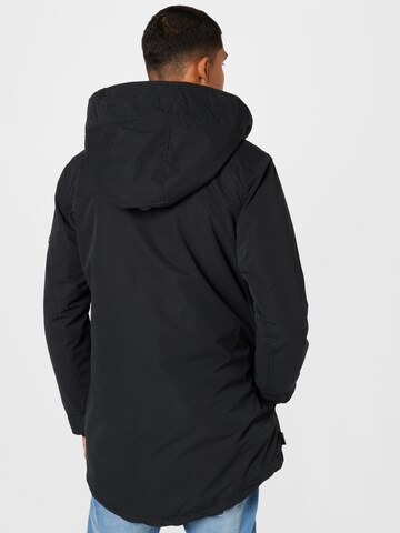 Alife and Kickin - Parka de inverno 'Ron' em preto